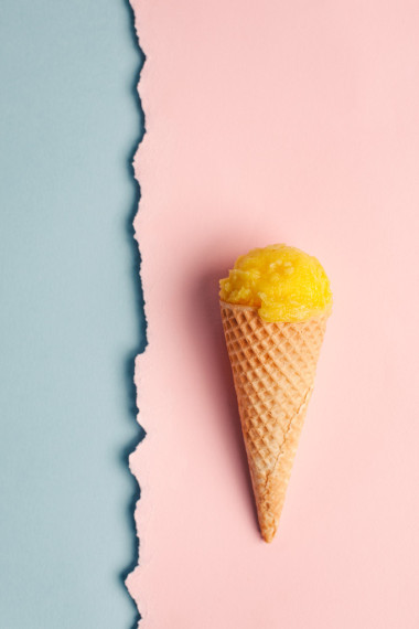 檸檬冰淇淋圖片