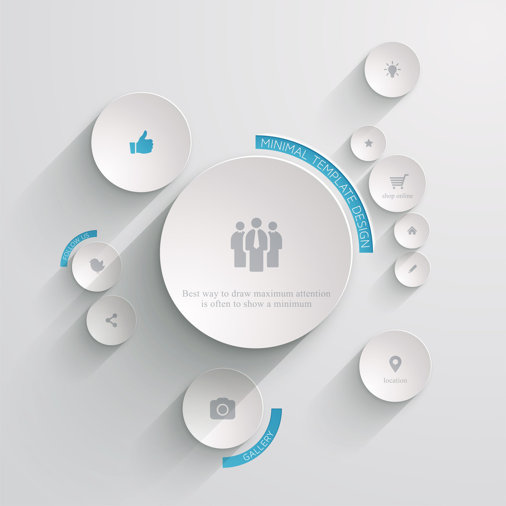 最小的 web 模板图片