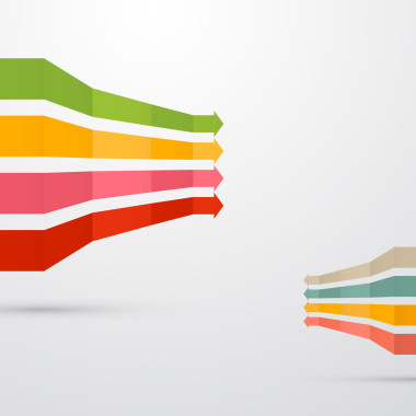 抽象的复古矢量箭头背景照片