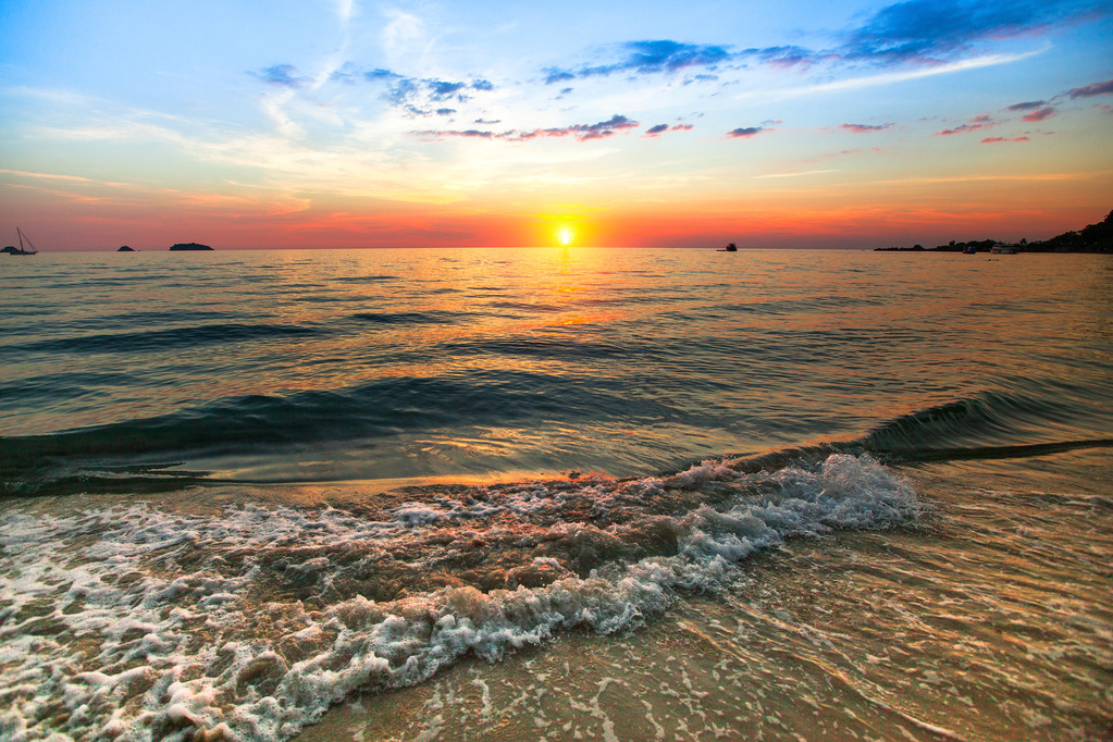 日落海洋 日落海洋