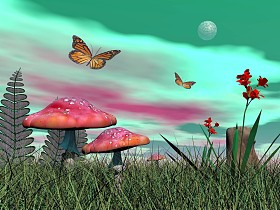 幻想花园-3d 渲染