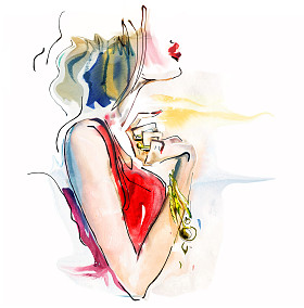 时髦的女人