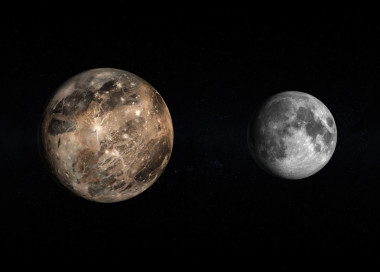 木卫三和月亮图片