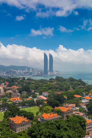 中國(guó)、亞洲廈門(mén)鼓浪嶼風(fēng)景                      