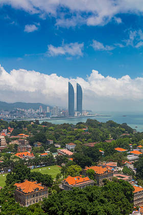 中国、亚洲厦门鼓浪屿风景                      