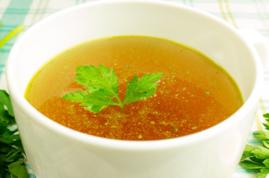 肉湯，湯清湯