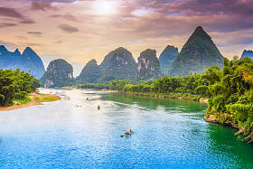 桂林丽江美丽的风景图片