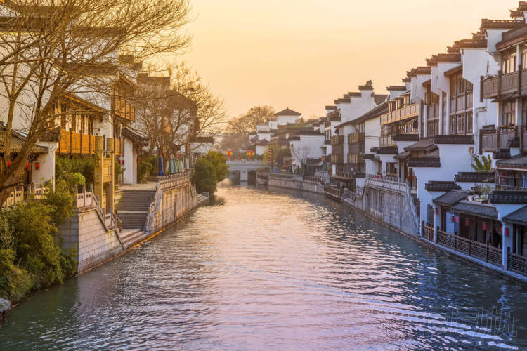 南京秦淮河風景圖片