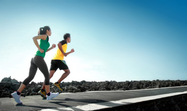 室外跑步運動人