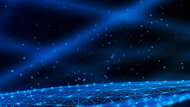 网络连接点和线路。技术背景。背景图，墙纸，演示，设计。3d渲染