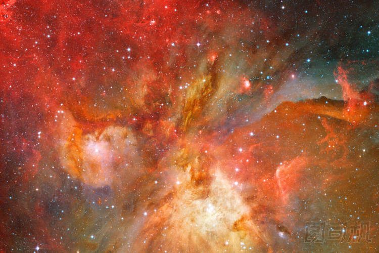 難以置信的美麗的星系在外層空間。 黑洞。 Nasa提供的圖片元素