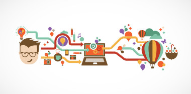 設(shè)計(jì)、 創(chuàng)意、 理念和創(chuàng)新的信息圖表