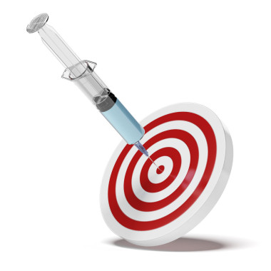 注射器和目標(biāo)照片