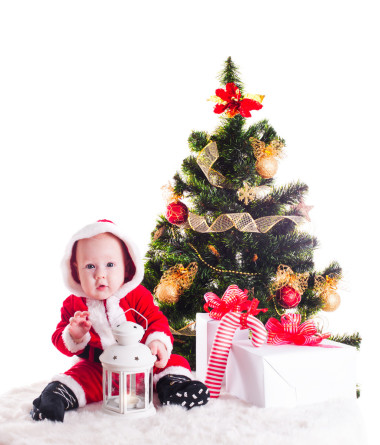 圣诞宝宝照片