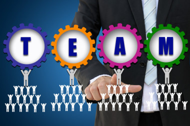 團(tuán)隊(duì)建設(shè)與團(tuán)隊(duì)領(lǐng)導(dǎo)者的概念圖片