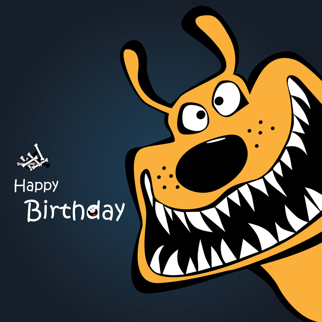 生日快乐狗卡 生日快乐狗卡