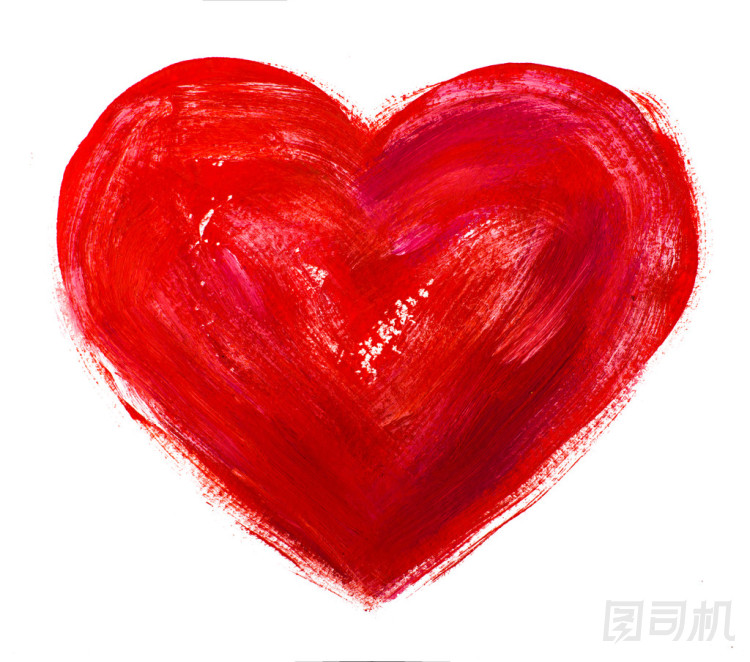 The heart of watercolor. Concepts - love, relationships, art, painting