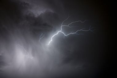 雨和闪电图片