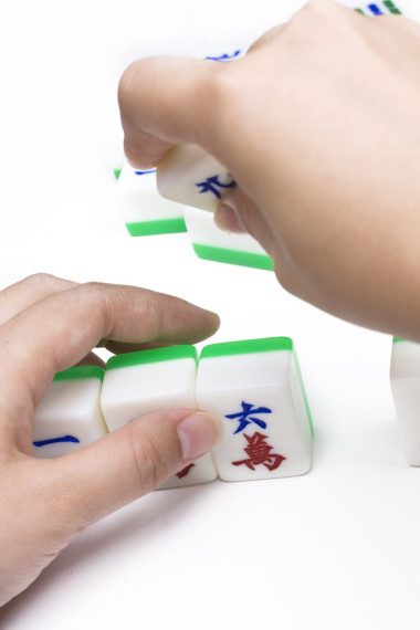 麻將，在中國非常受歡迎的游戲