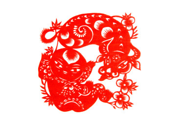 中國切紙圖片