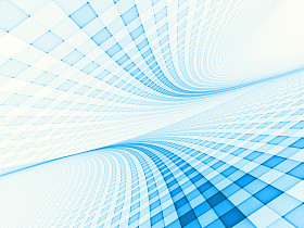 浅蓝色网格景观图片