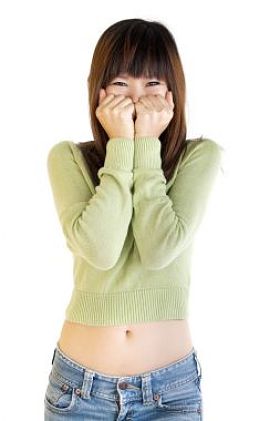 惊讶的女人图片