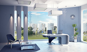 现代办公室内部图片