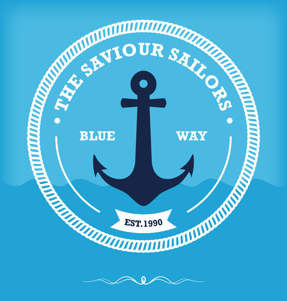 老式复古航海标签图片