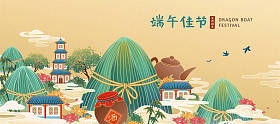 端午节古风插画图片照片