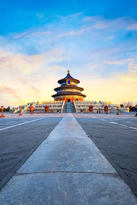 中国北京的天坛照片