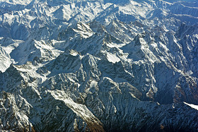 山脉、 立、 拉达克、 印度