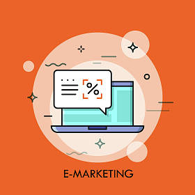 营销图标，细线风格，平面设计