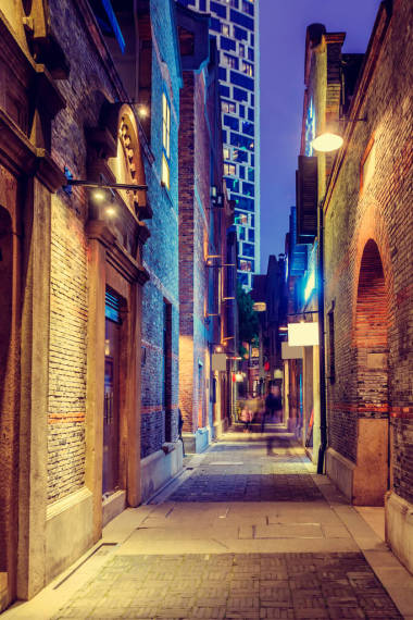 中國上海新天地石庫門照片