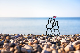 恋爱中的幸福夫妻图片