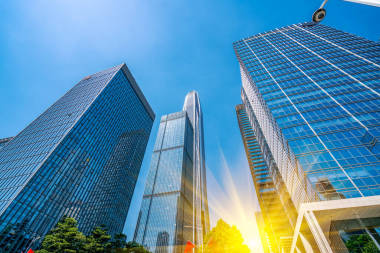 深圳市天際線及寫字樓建筑工地垃圾