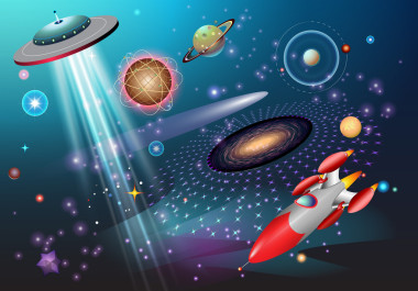 外層空間的幻想主題照片