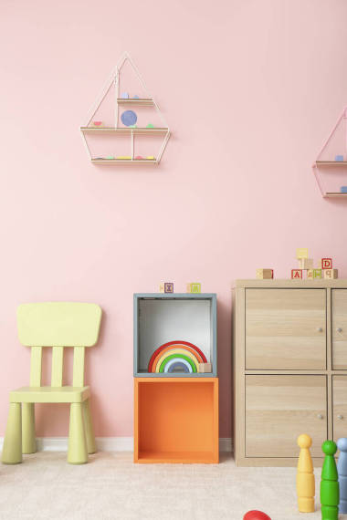 幼稚園內(nèi)現(xiàn)代游戲室的格調(diào)風(fēng)