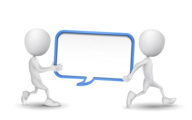 兩人抬空白講話泡泡圖片