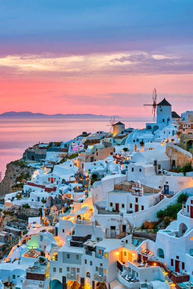 希臘奧亞著名的希臘旅游勝地