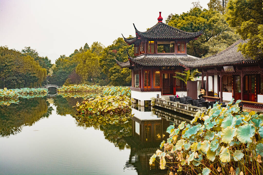 杭州的西湖 图片