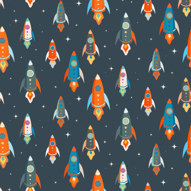 無縫的矢量模式的多彩的宇宙飛船