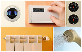 中央供暖系统设置的照片