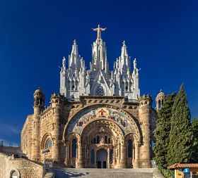 寺庙 expiatori del sagrat 肺心病在维达山在巴塞罗那俱乐部