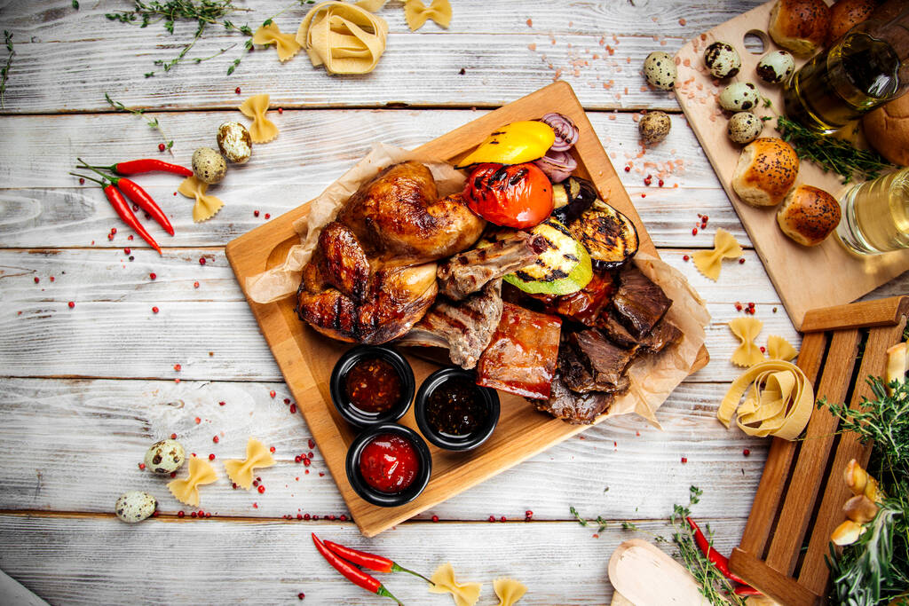 大热烤肉蔬菜高原图片