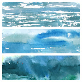 水彩矢量抽象背景