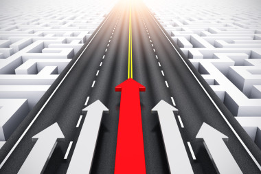 成功和领导力的概念图片