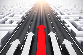 成功和领导力的概念图片