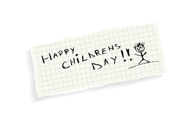 快乐儿童节的时候!