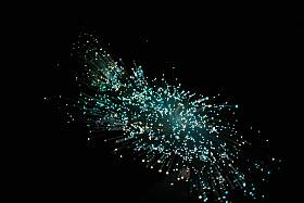 光纤灯产生暗示照明效果