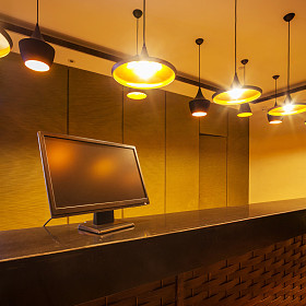 在酒店的接待图片